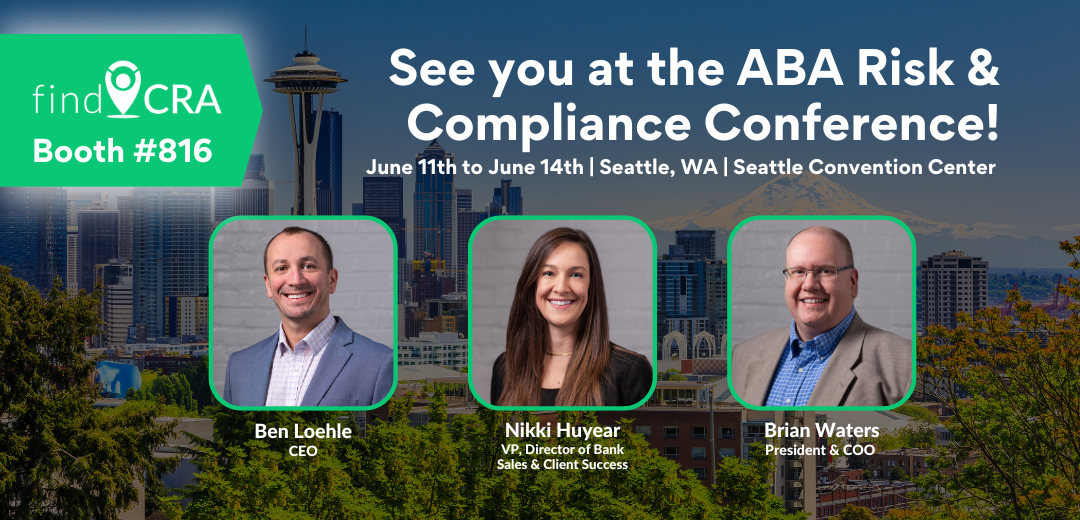 findCRA Returns to the ABA Risk & Compliance Conference in 2024 to Share Its Innovative CRA Solutions